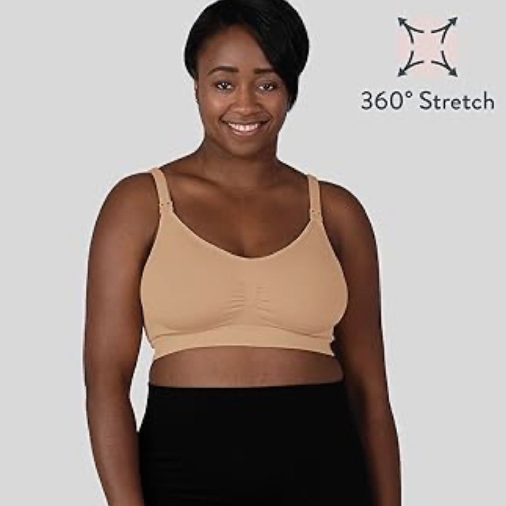 NWOT Adjustable Women's Comfort Maternity/Nursing Bra, Seamless Size XXL - Picture 4 of 9